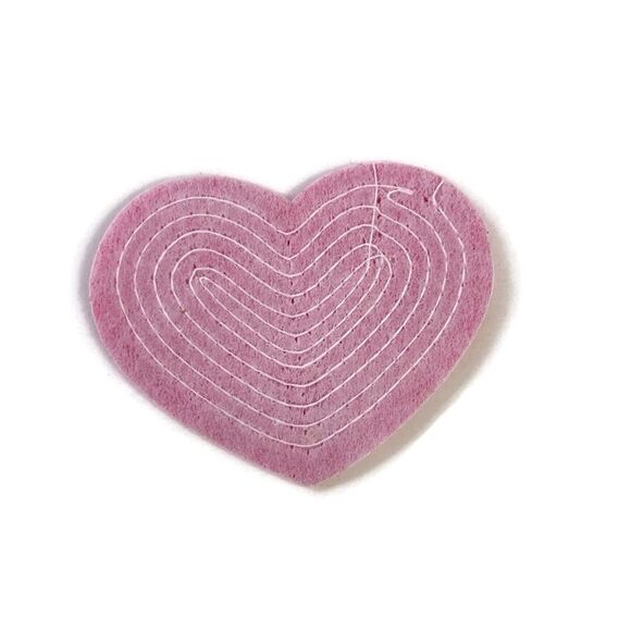 Pink Heart Sequins Patch - Picture 3 of 3